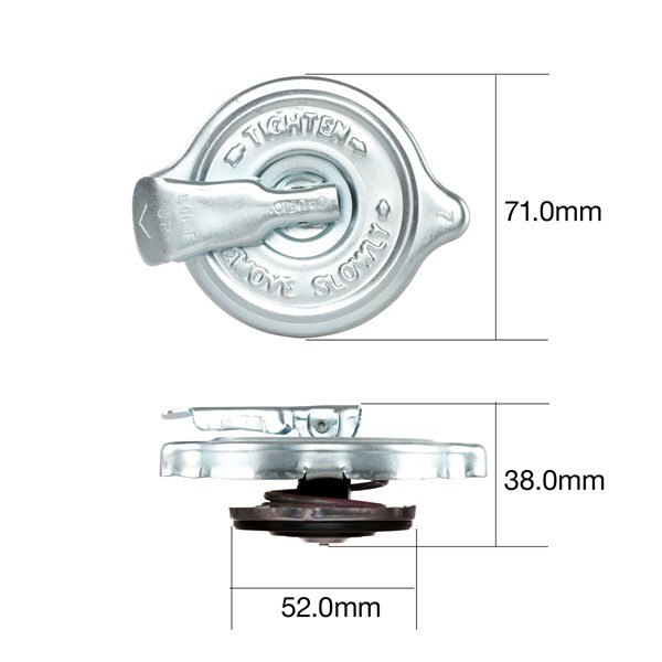 CP0750L Radiator Caps (Safety Lever) Tridon